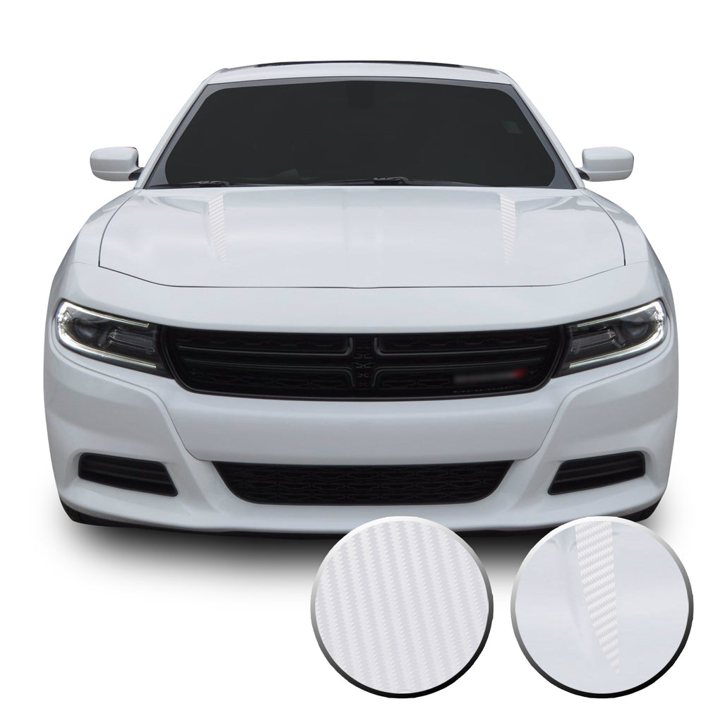 Hood Spears Racing Trim Vinyl Decal Compatible with Dodge Charger 2015 - 2020