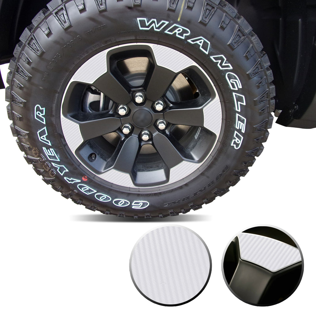18" Wheel Precut Vinyl Wrap Graphic Decal Overlay Kit Compatible with and Fits Ram 1500 Rebel 2019-2020