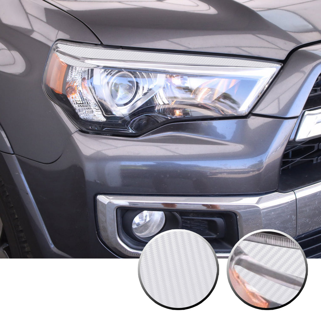 Headlight Eyelid Eyebrow Graphic Vinyl Decal Compatible with Toyota 4Runner 2010-2017