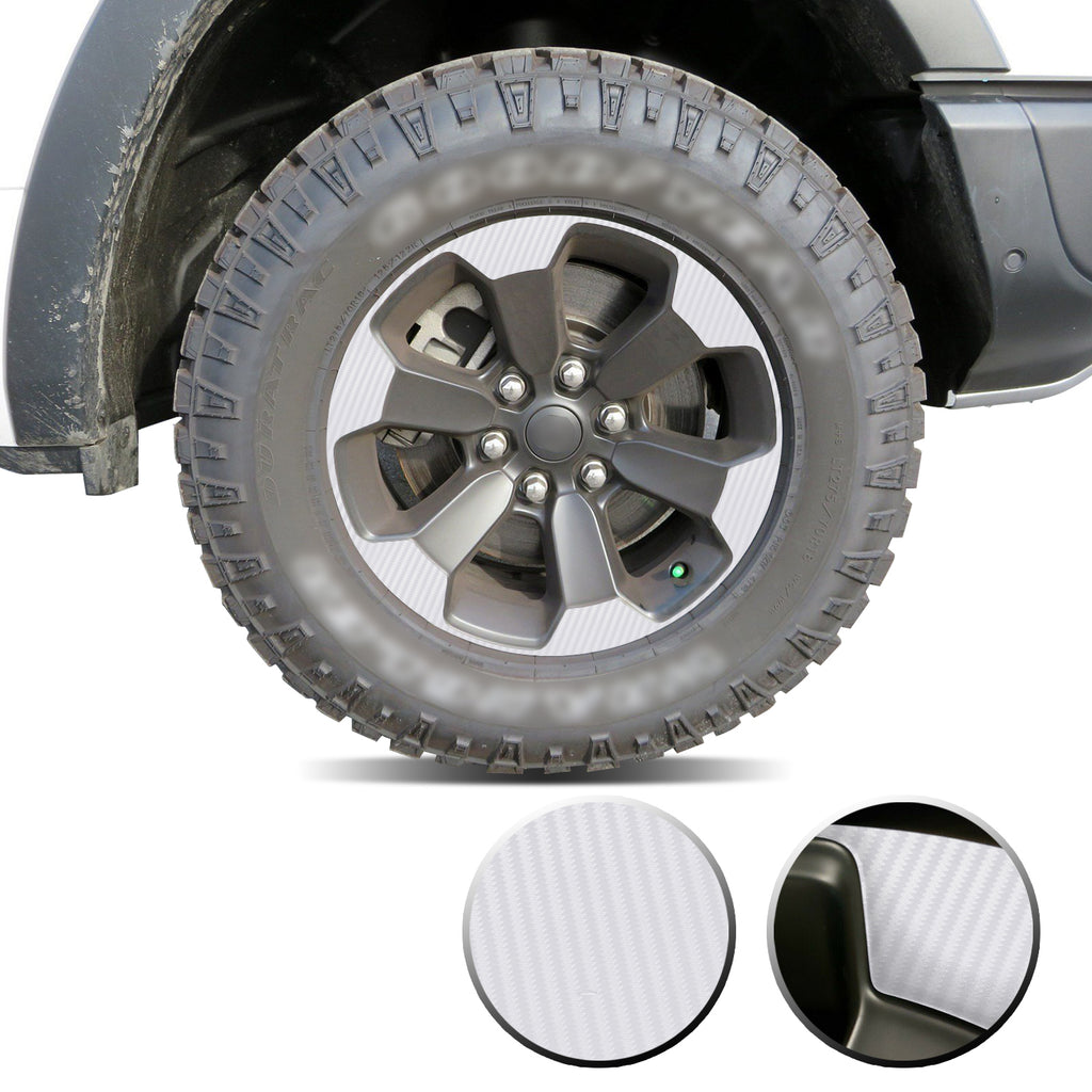Full Wheel Overlay Rim Accent Vinyl Decal Wrap Compatible with Ram Rebel 2018+