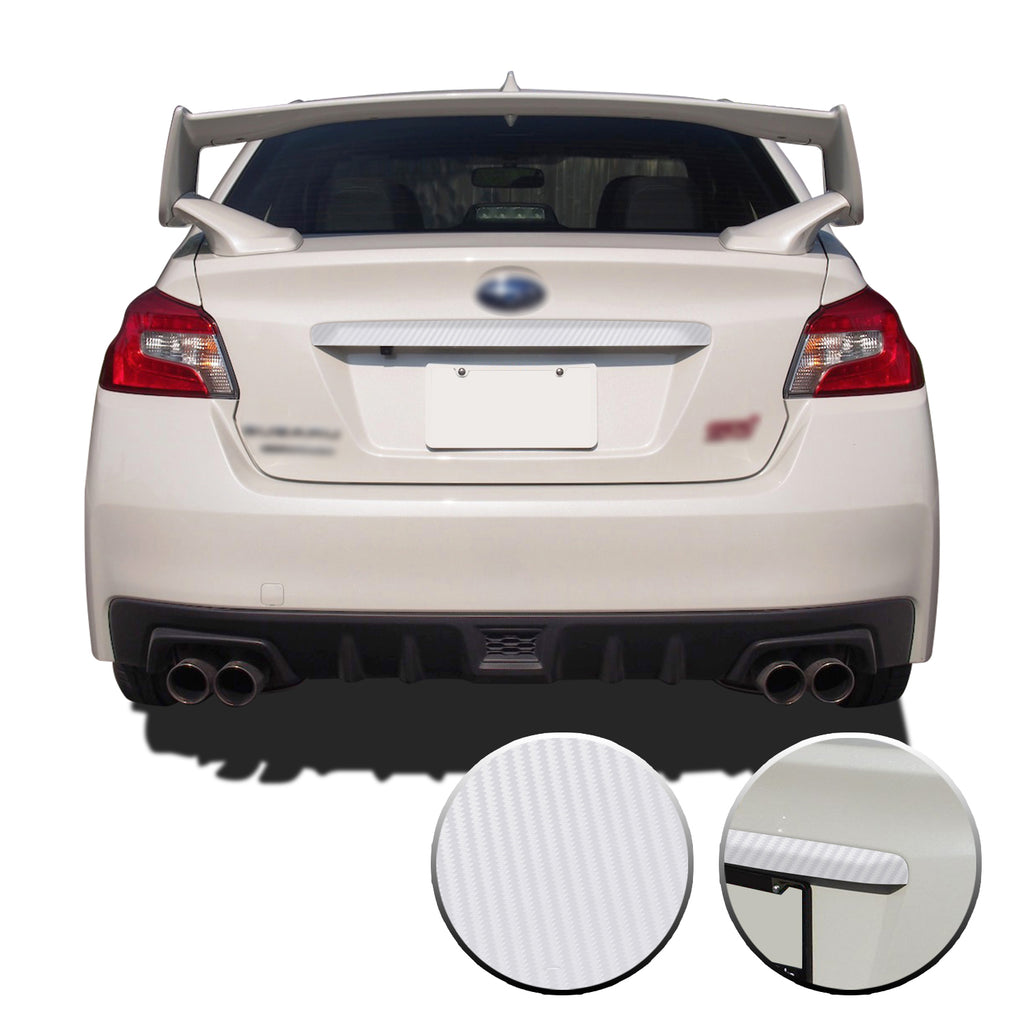 Trunk Trim Overlay Decal Compatible with and Fits Subaru WRX STi Trunk Trim 2015-2020