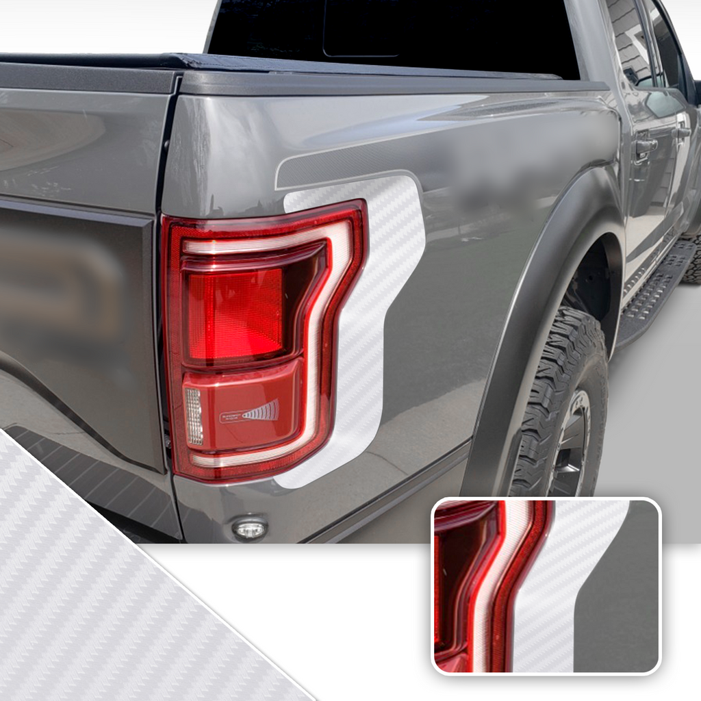 Taillight Accent Decal Overlay Trim Compatible with and Fits Raptor F-150 2018+
