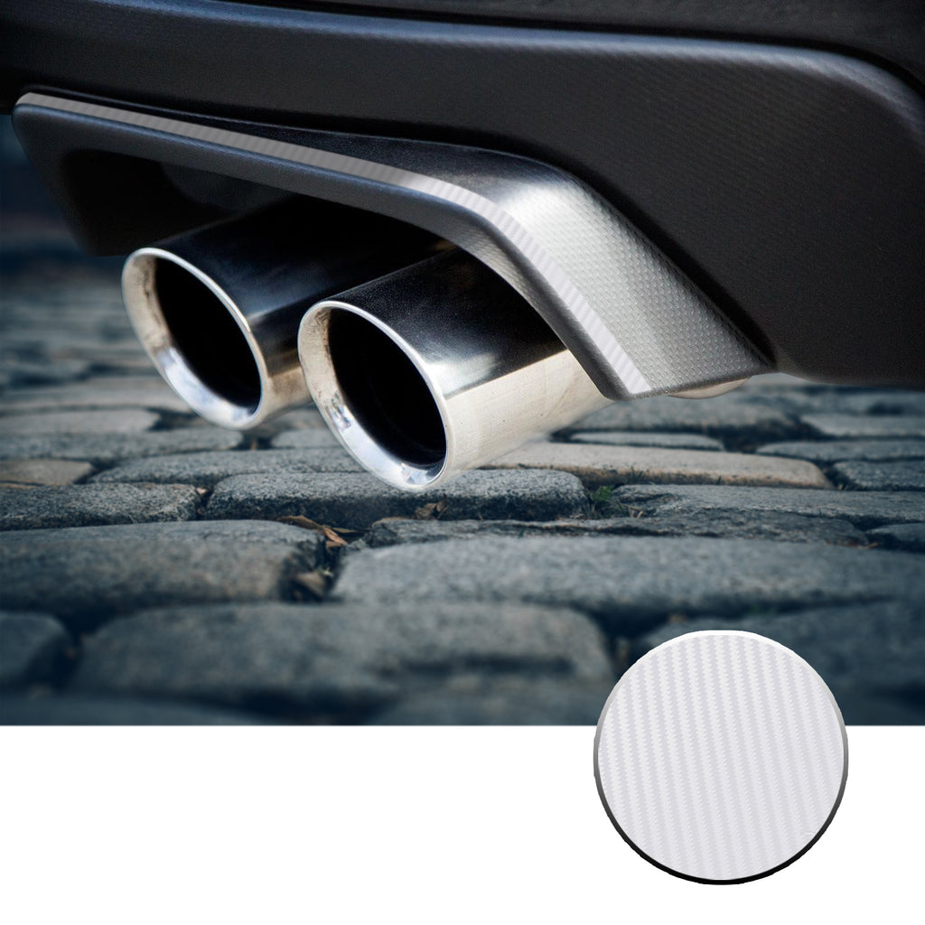 Exhaust Stripe Overlay Trim Decal Compatible With and Fits 2015-2020 Subaru WRX STi