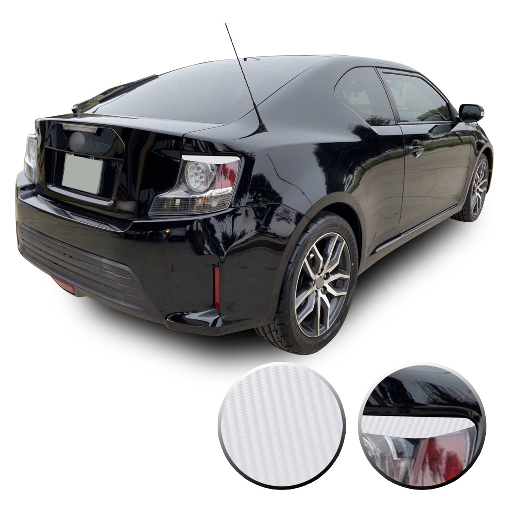 Tail Light Eyelid Eyebrow Overlay Vinyl Decal Compatible with Scion tC 2014-2016