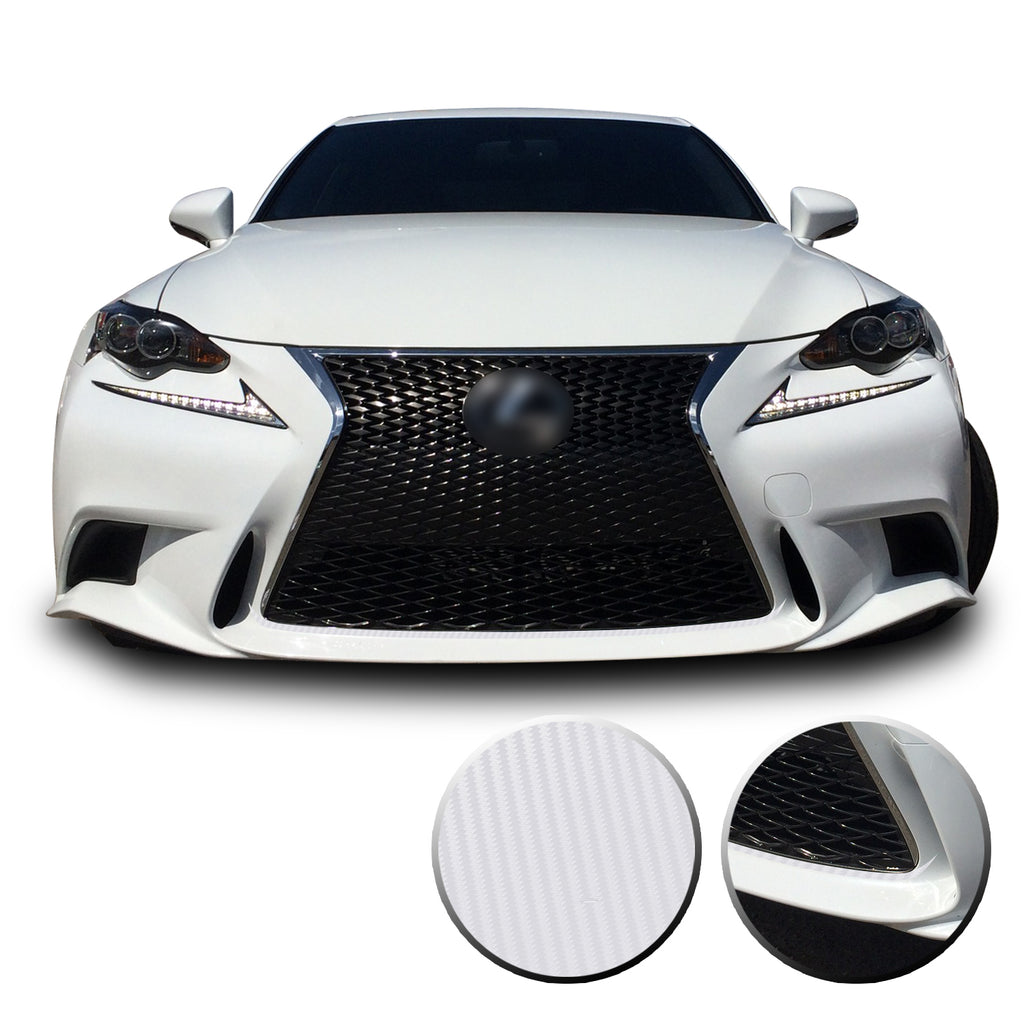 Front Grille Pinstripe Accent Vinyl Decal Overlay Wrap Compatible with Lexus IS200t IS250 IS300 IS F Sport 2014-2016