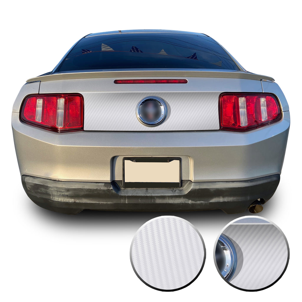 Trunk Rear Decklid Trim Graphic Vinyl Decal Compatible with Ford Mustang 2010-2014