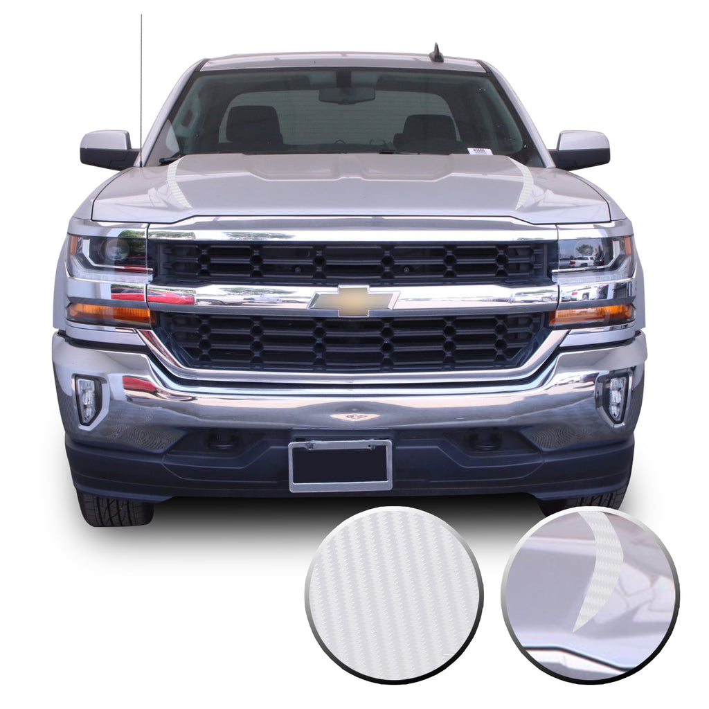Hood Spears Graphic Overlay Vinyl Decal Wrap Compatible with Silverado 1500 2016-2018