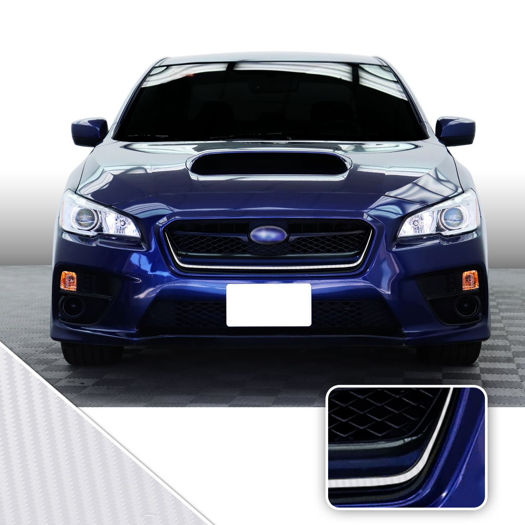 Front Grille Pinstripe Vinyl Decal Overlay Wrap Trim Compatible with and Fits WRX STi 2015-2017