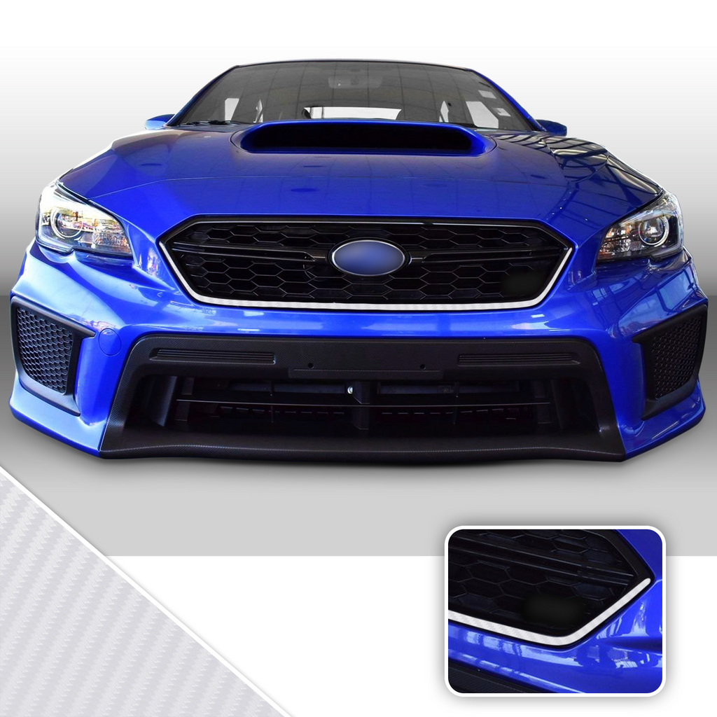 Front Grille Pinstripe Vinyl Decal Overlay Wrap Trim Compatible with and Fits WRX STi 2018-2020