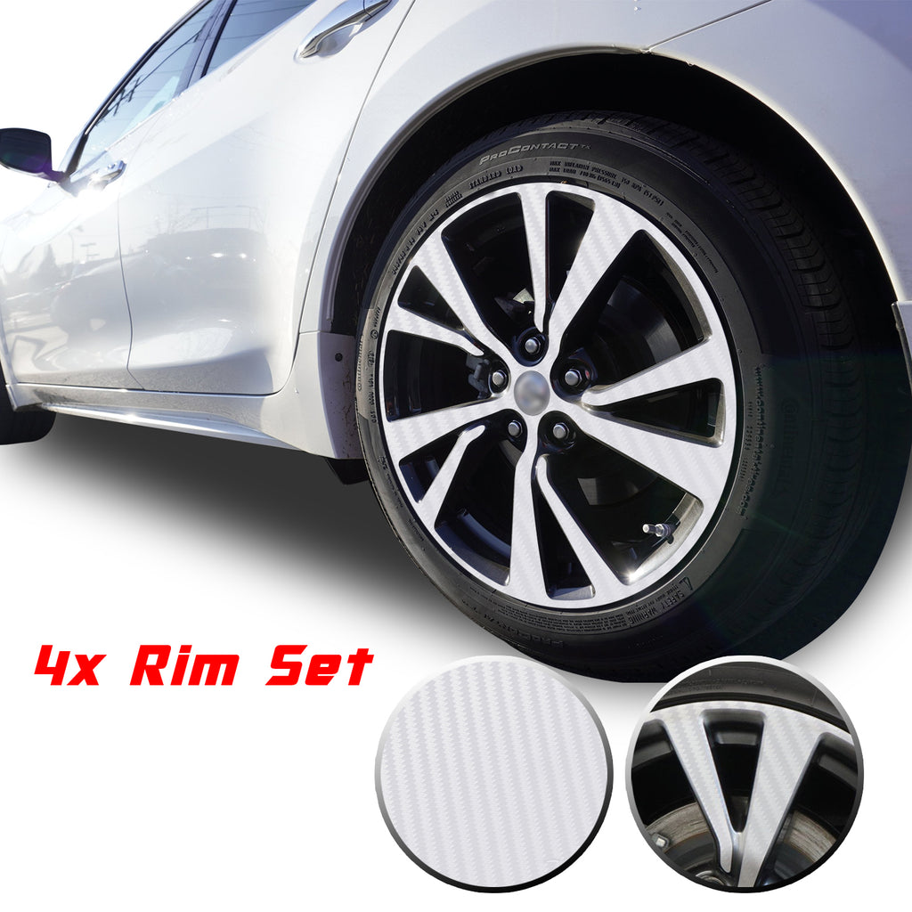 18" Wheel Rim Chrome Delete Vinyl Wrap Overlay Kit Compatible with and Fits Maxima 2016 - 2020
