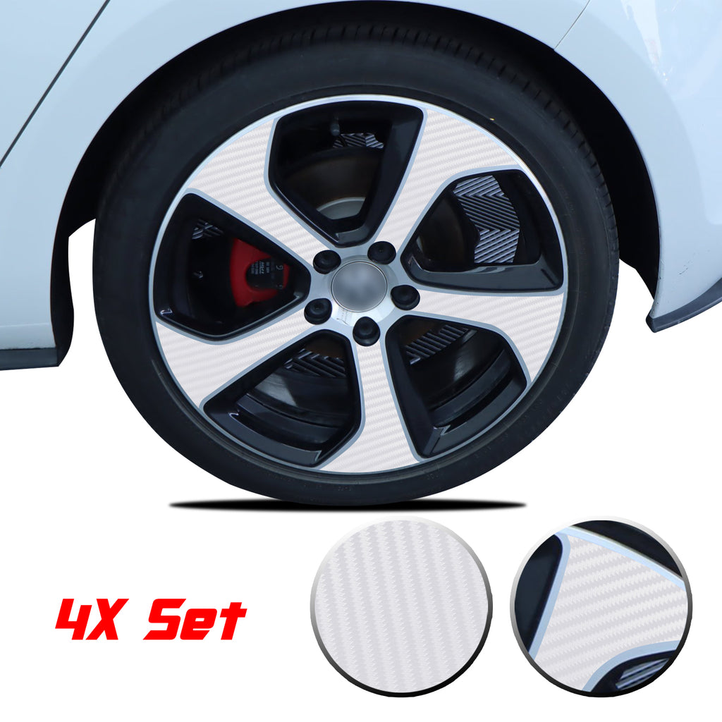 Wheel Rim Overlay Graphic Vinyl Decal Compatible with Volkswagen MK7 GTi 2014-2020