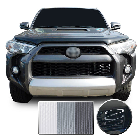 Front Grille 3 Color Vinyl Wrap Decal Overlay Compatible with Toyota 4Runner 2014-2020