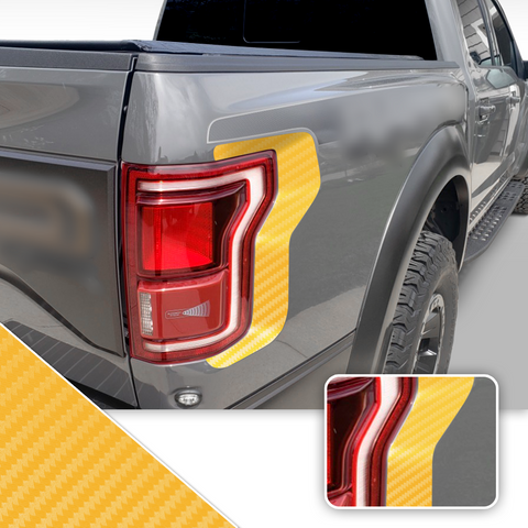 Taillight Accent Decal Overlay Trim Compatible with and Fits Raptor F-150 2018+