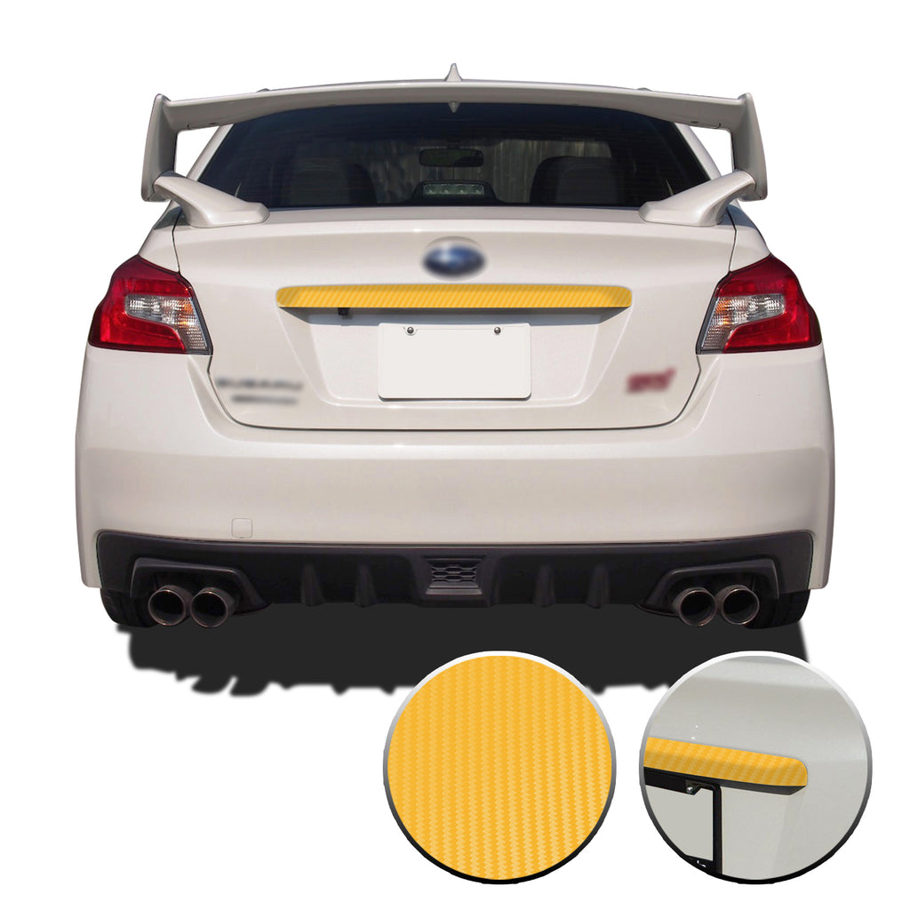 Trunk Trim Overlay Decal Compatible with and Fits Subaru WRX STi Trunk Trim 2015-2020