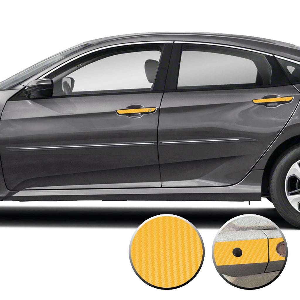Door Handle Accent Overlay Vinyl Decal Compatible with Honda Civic 2016-2021