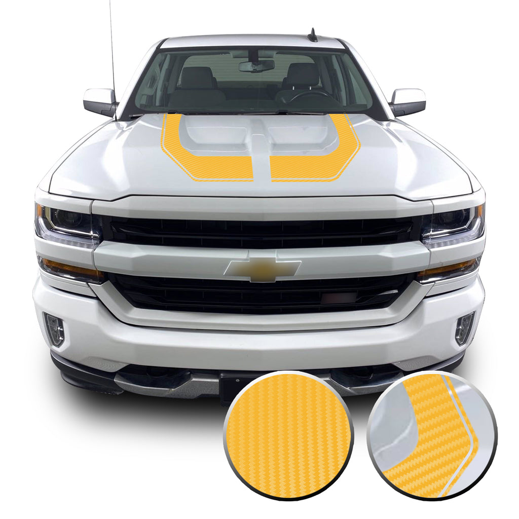 Rally Edition Style Hood Decal for 2016-2018 Z71 Chevrolet Silverado 1500