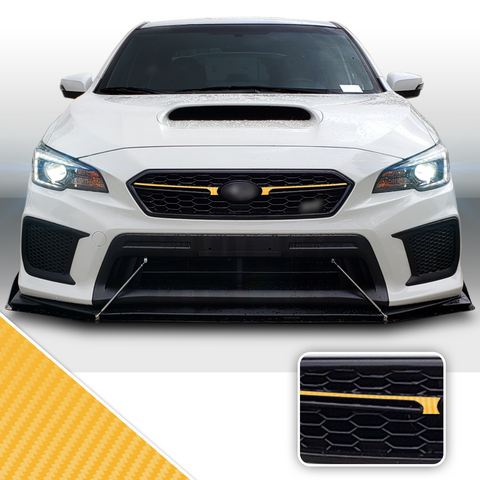 Fab JDM Pinstripe Grille Trim Decal Compatible With and Fits 2018-2020 Subaru WRX STi