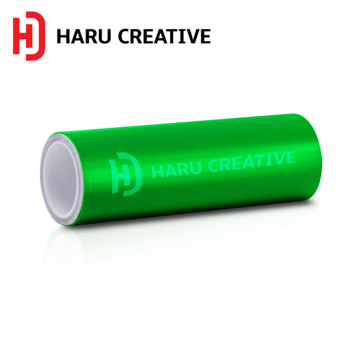 Green Brushed Aluminum Vinyl Wrap - Adhesive Decal Film Sheet Roll - Haru Creative Brushed Aluminum