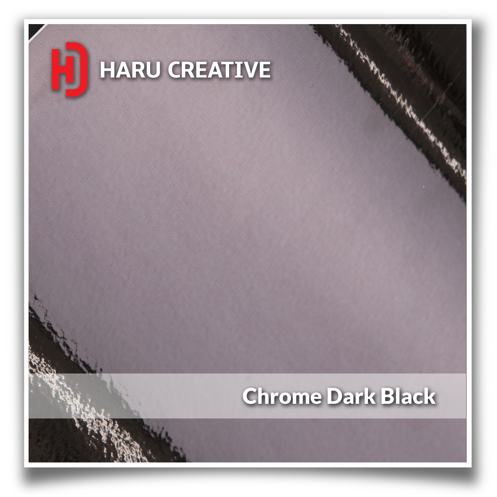 Black Chrome Adhesive Vinyl