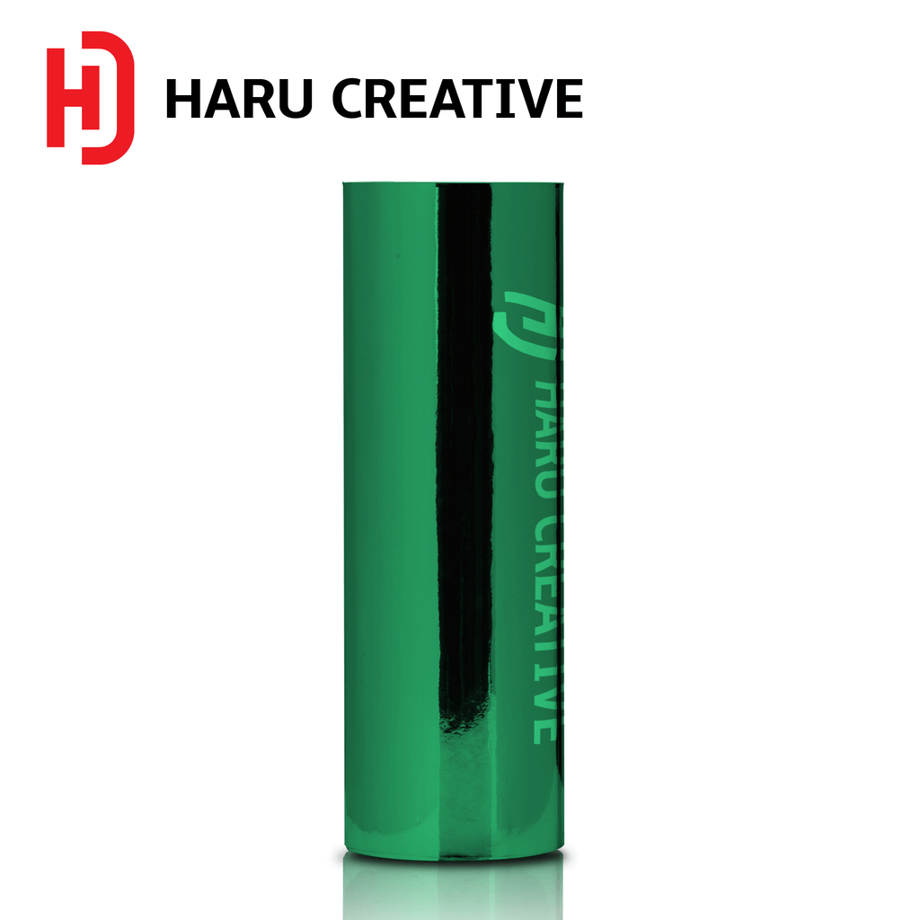 Green Chrome Vinyl Wrap - Adhesive Decal Film Sheet Roll - Haru Creative Chrome