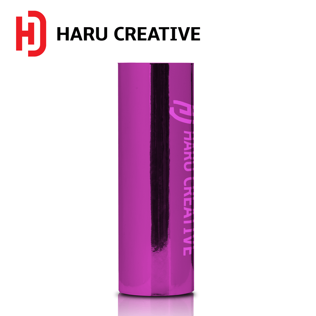 Pink Chrome Vinyl Wrap - Adhesive Decal Film Sheet Roll - Haru Creative Chrome