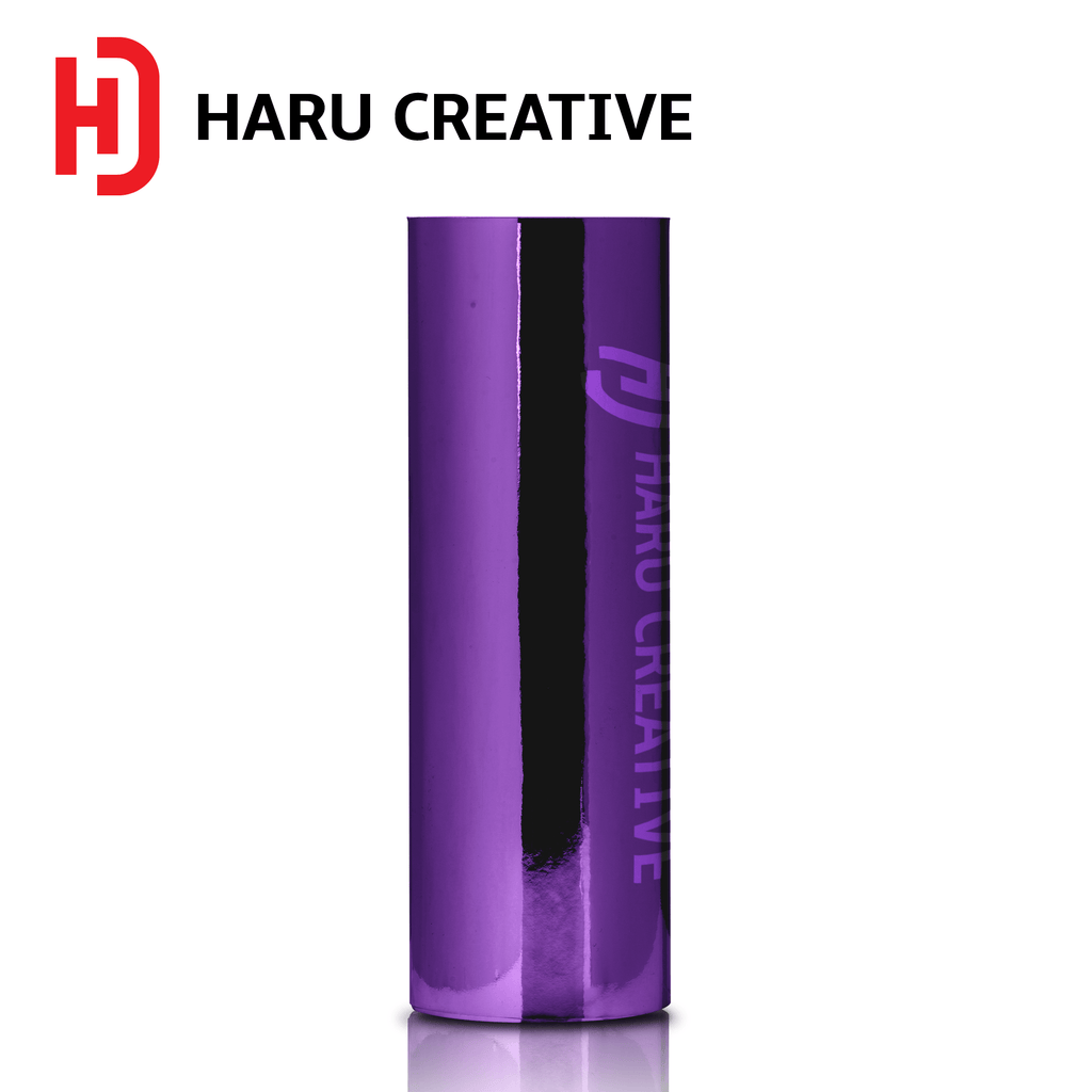 Purple Chrome Vinyl Wrap - Adhesive Decal Film Sheet Roll - Haru Creative Chrome