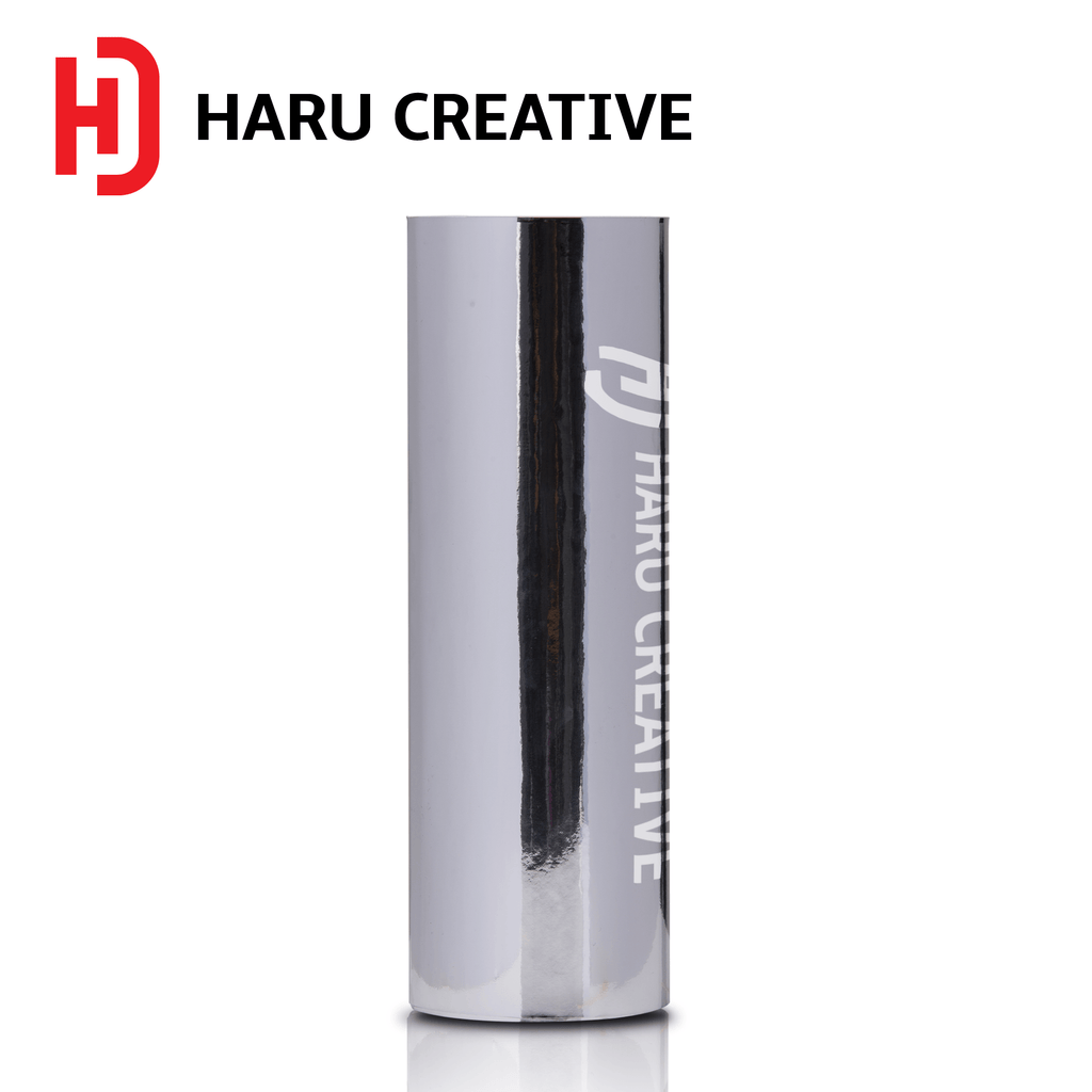 Silver Chrome Vinyl Wrap - Adhesive Decal Film Sheet Roll - Haru Creative Chrome