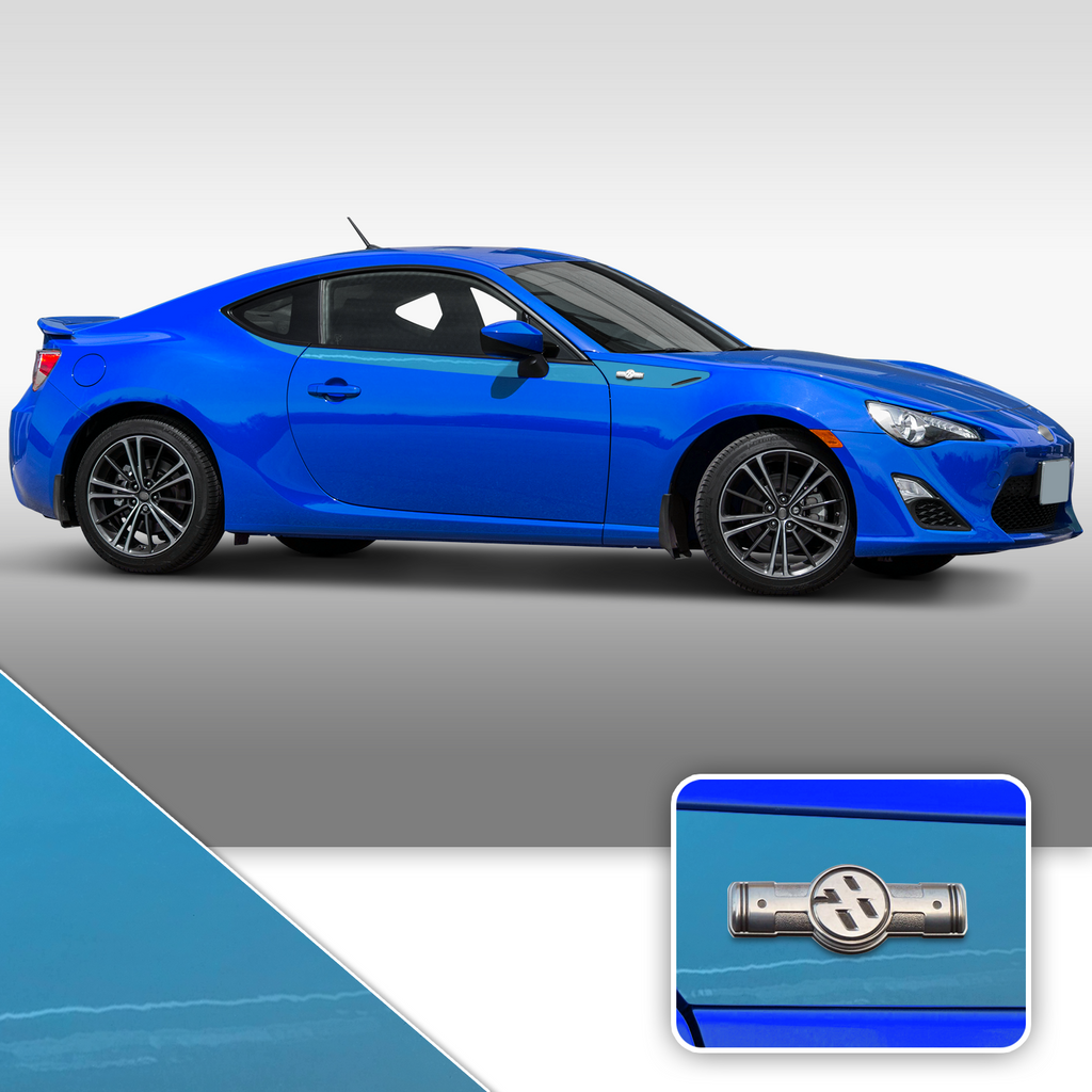 Side Body Stripe Accent Vinyl Graphic Overlay Wrap Compatible with Scion FR-S 2013-2016
