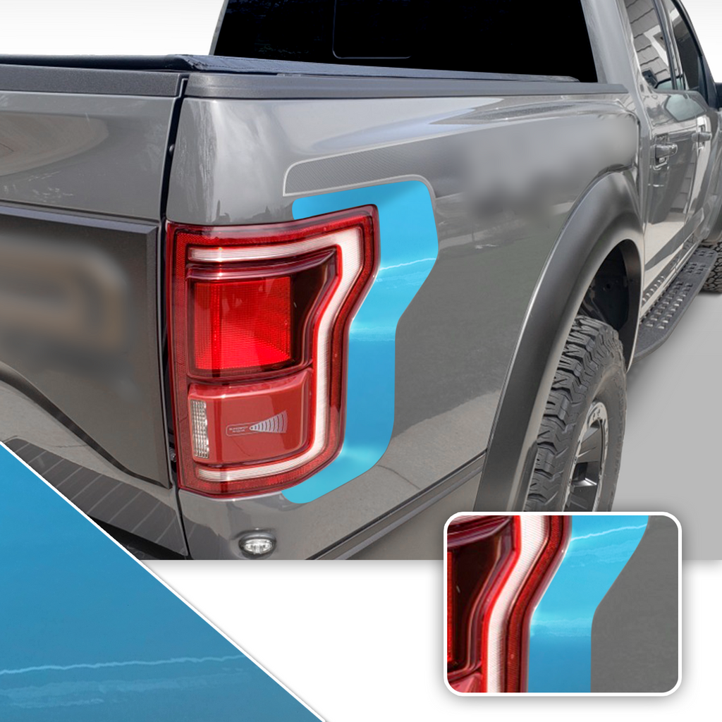Taillight Accent Decal Overlay Trim Compatible with and Fits Raptor F-150 2018+