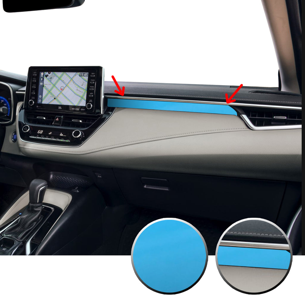Interior Dashboard Accent Vinyl Decal Compatible with Toyota Corolla 2020 2021