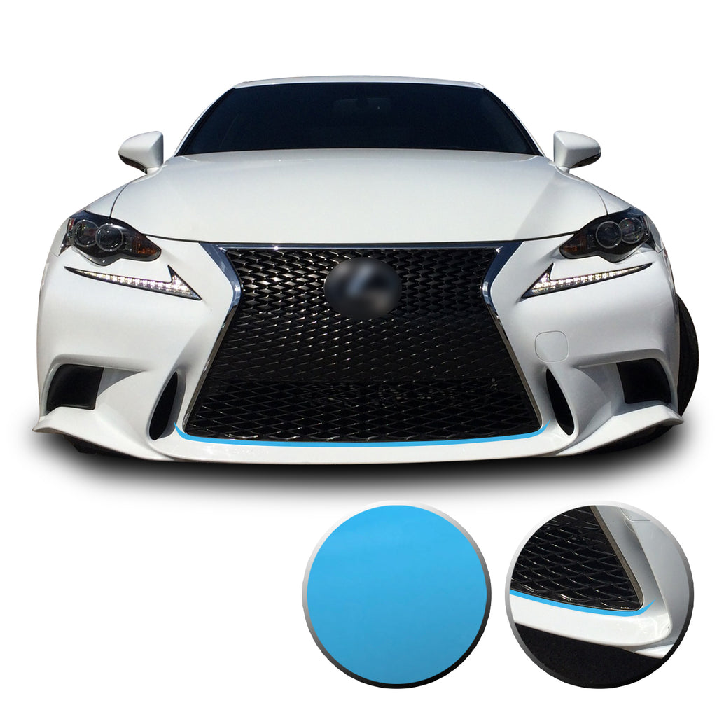 Front Grille Pinstripe Accent Vinyl Decal Overlay Wrap Compatible with Lexus IS200t IS250 IS300 IS F Sport 2014-2016