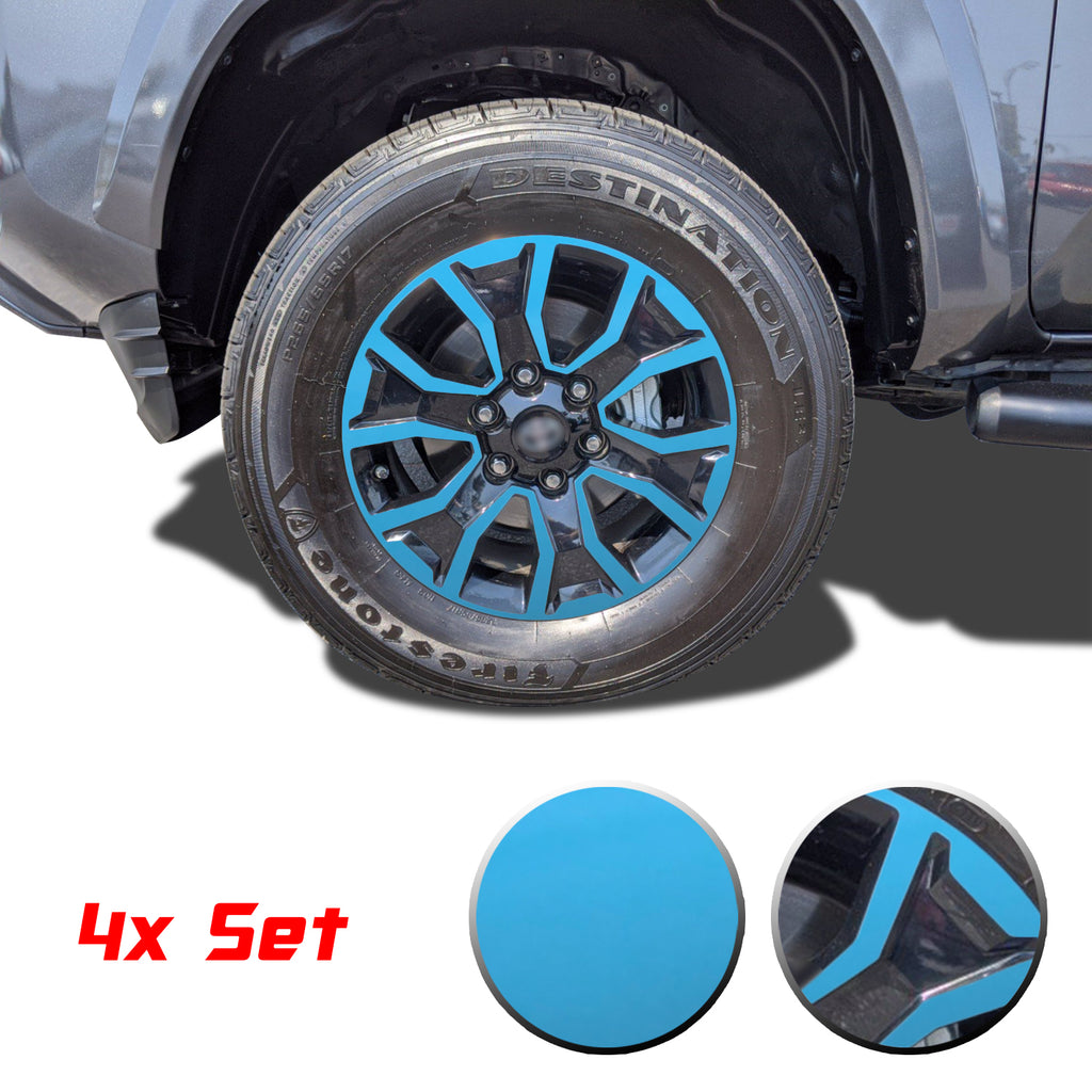 17" Wheel Rim Vinyl Overlay Decals Wrap Trim Compatible with and Fits Tacoma TRD Sport 2020 2021