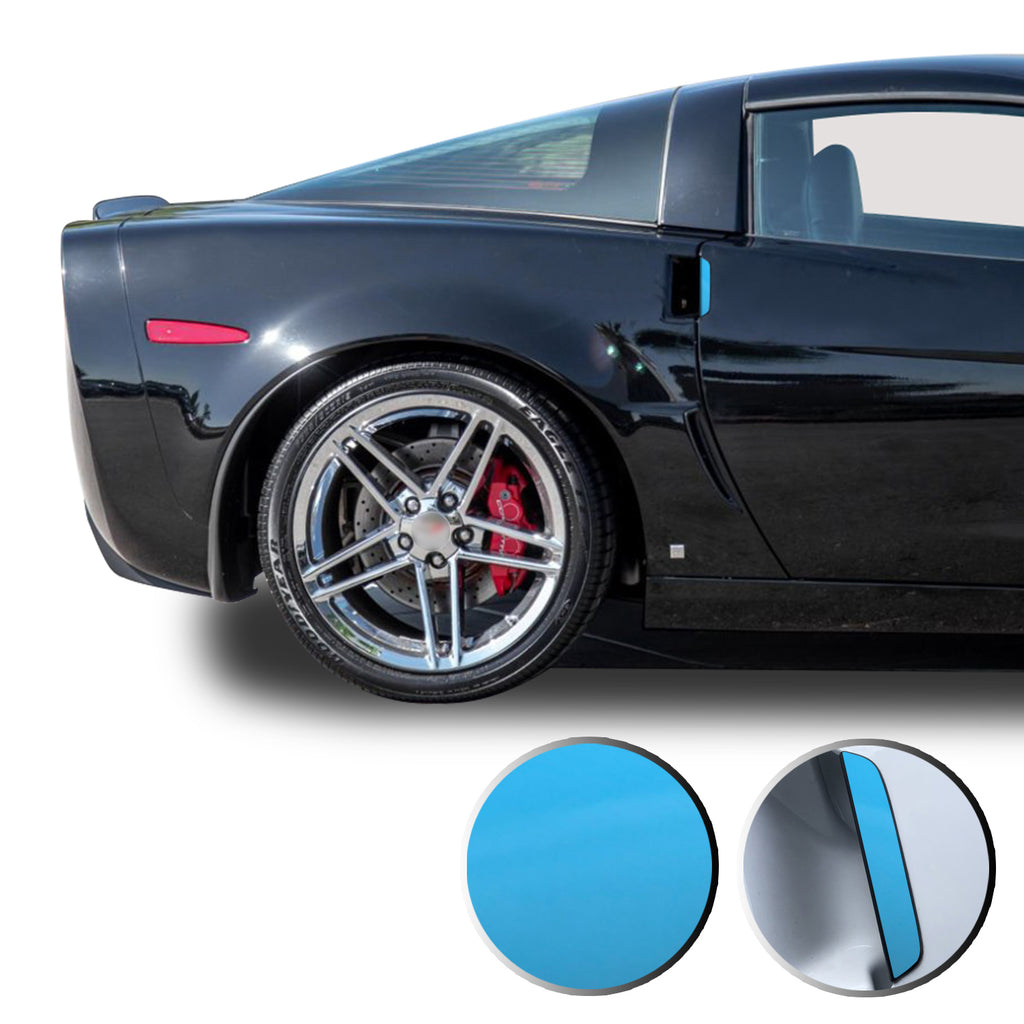 Door Handle Overlay Trim Wrap Vinyl Decal Compatible with and Fits Corvette 2005-2013