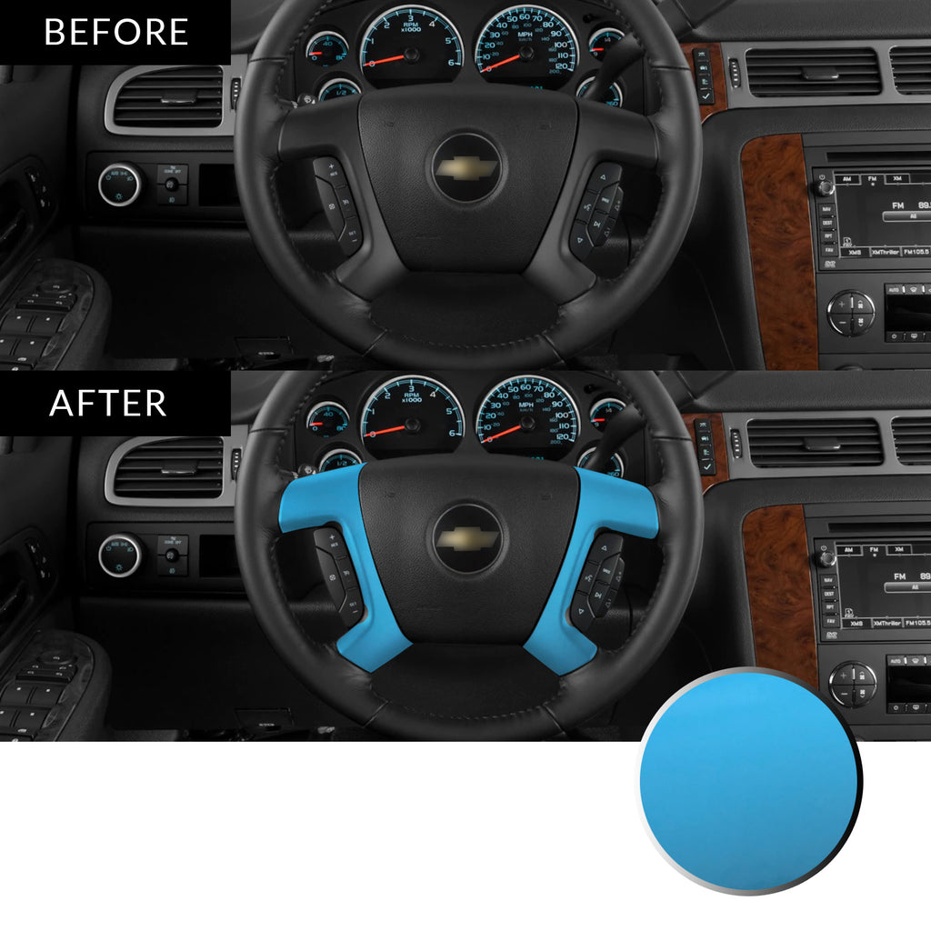 Steering Wheel Spoke Decal Overlay Trim Compatible with and Fits Chevrolet, GMC, Cadillac