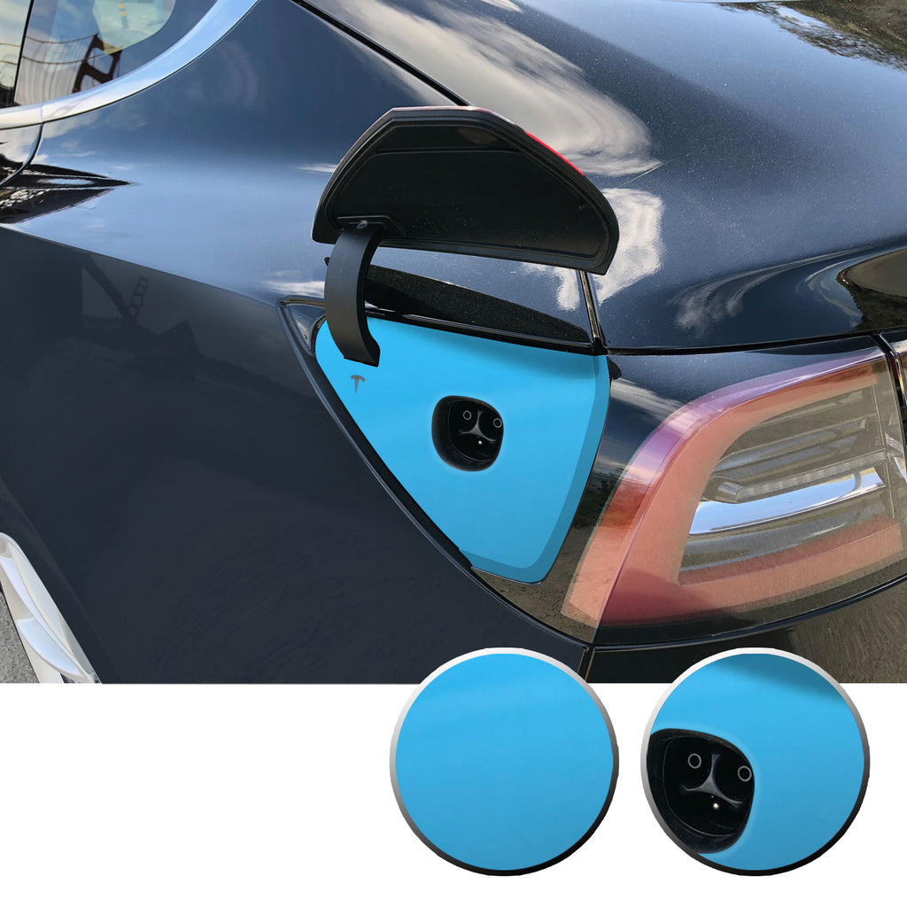 Charging Dock Vinyl Decal Overlay Kit Compatible with Tesla Model 3 2017-2020