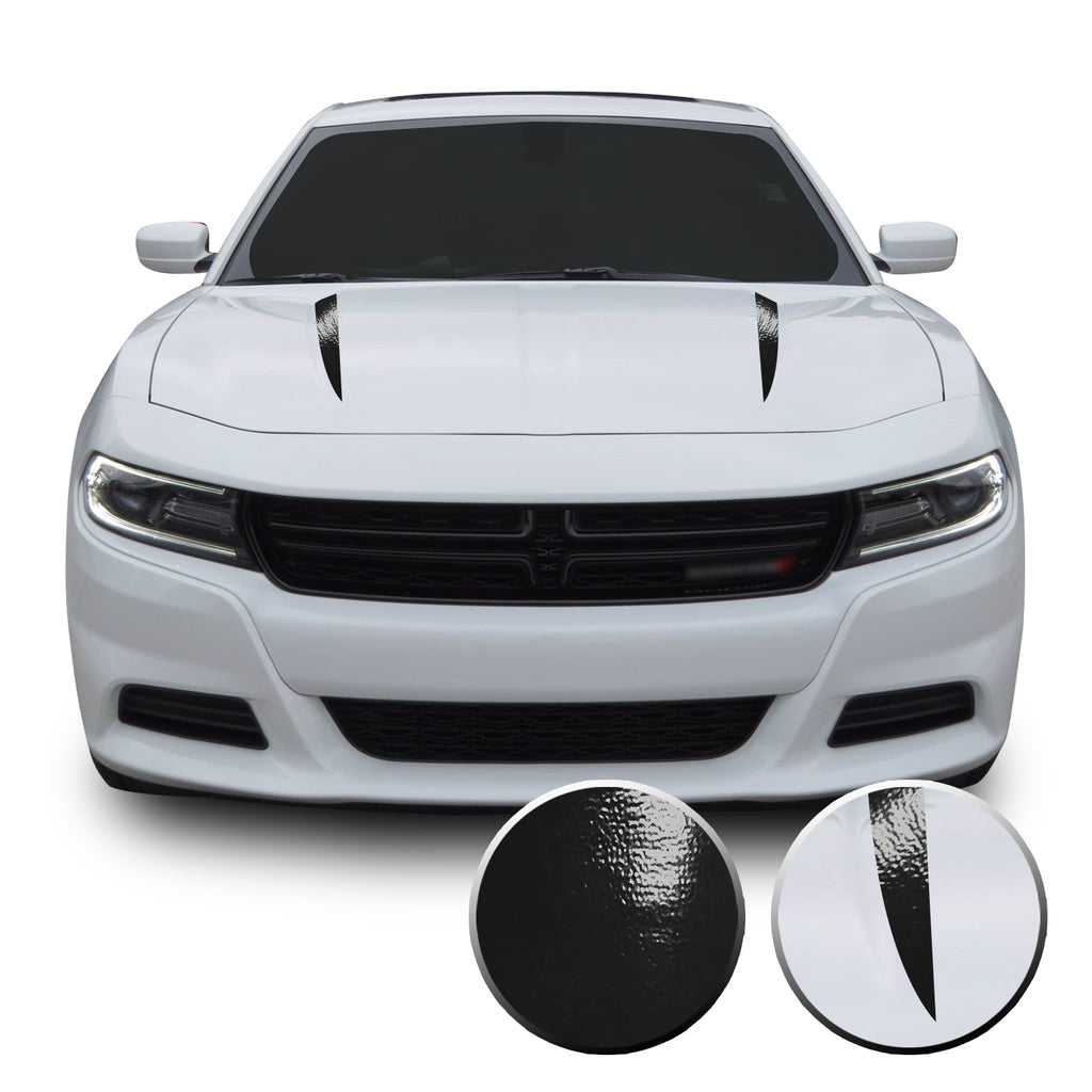 Hood Spears Racing Trim Vinyl Decal Compatible with Dodge Charger 2015 - 2020