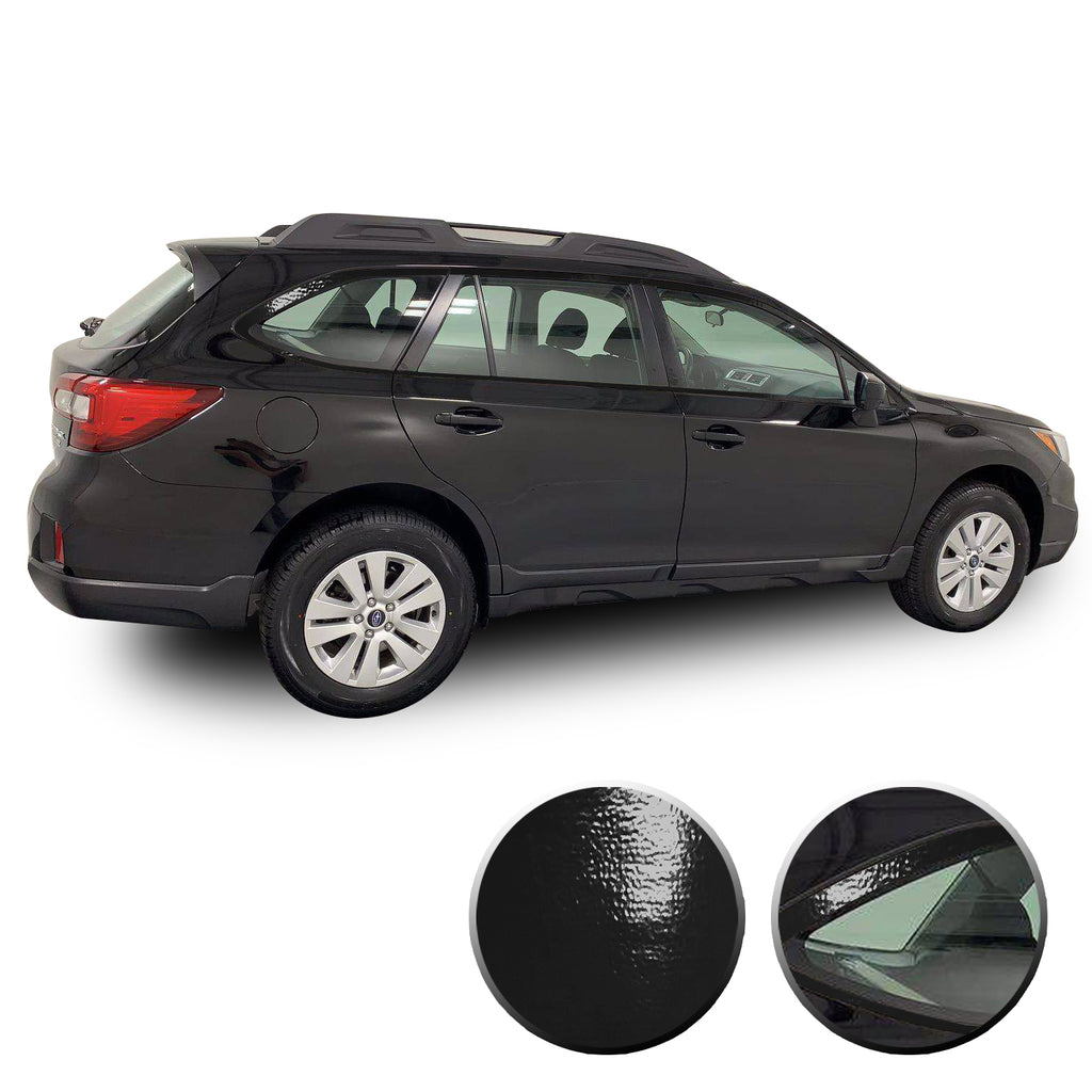 Window Trim Chrome Vinyl Wrap Overlay Kit Compatible with Subaru Outback 2015-2019