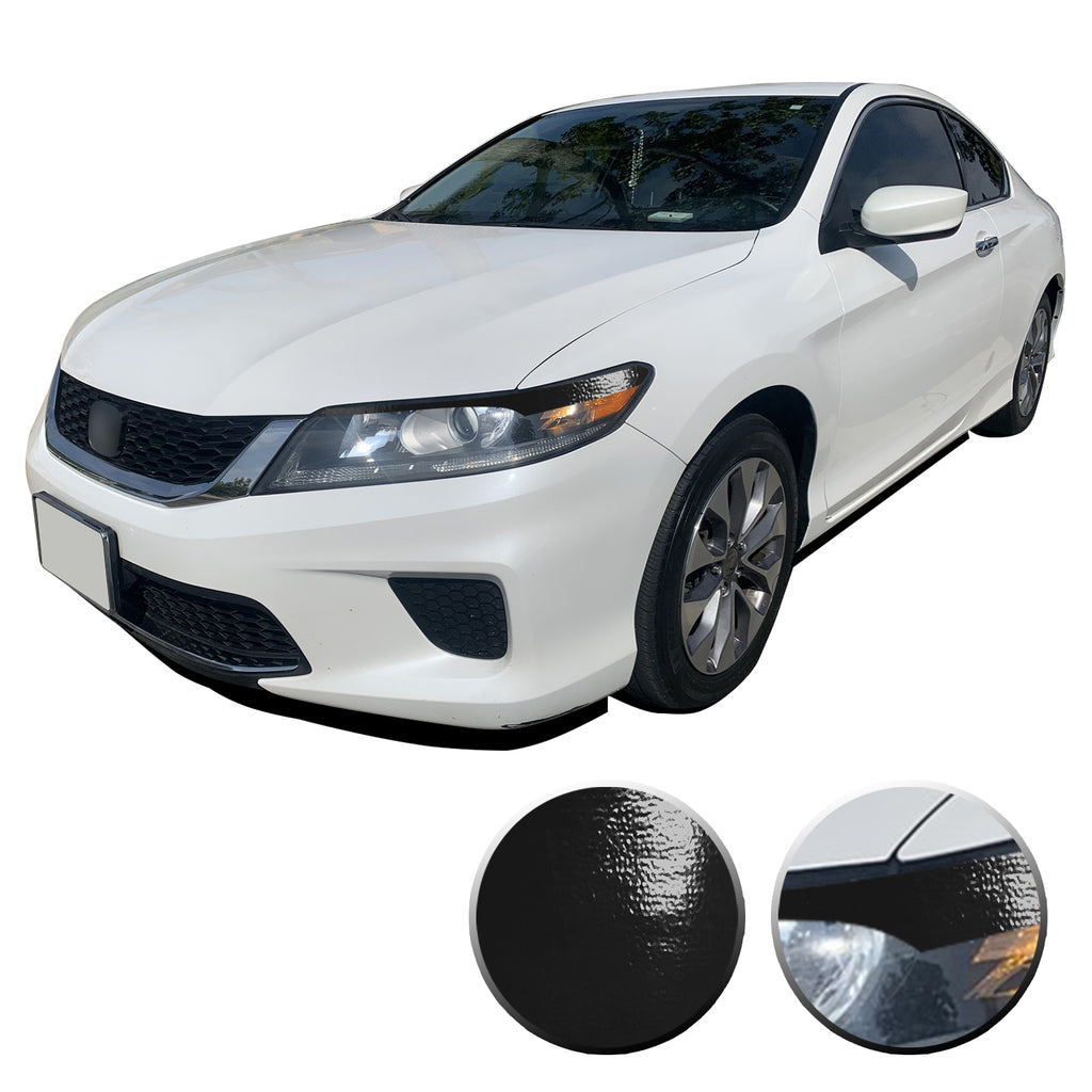 Headlight Eyelid Eyebrow Vinyl Decal Compatible with Honda Accord 2013-2015