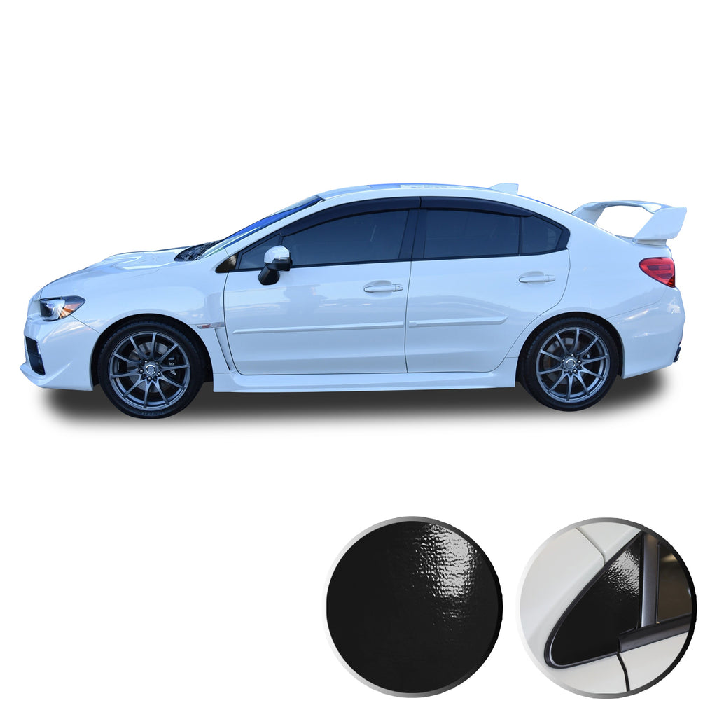 Quarter Window Trim Decal Overlay Wrap Compatible with and Fits WRX STi 2015-2020