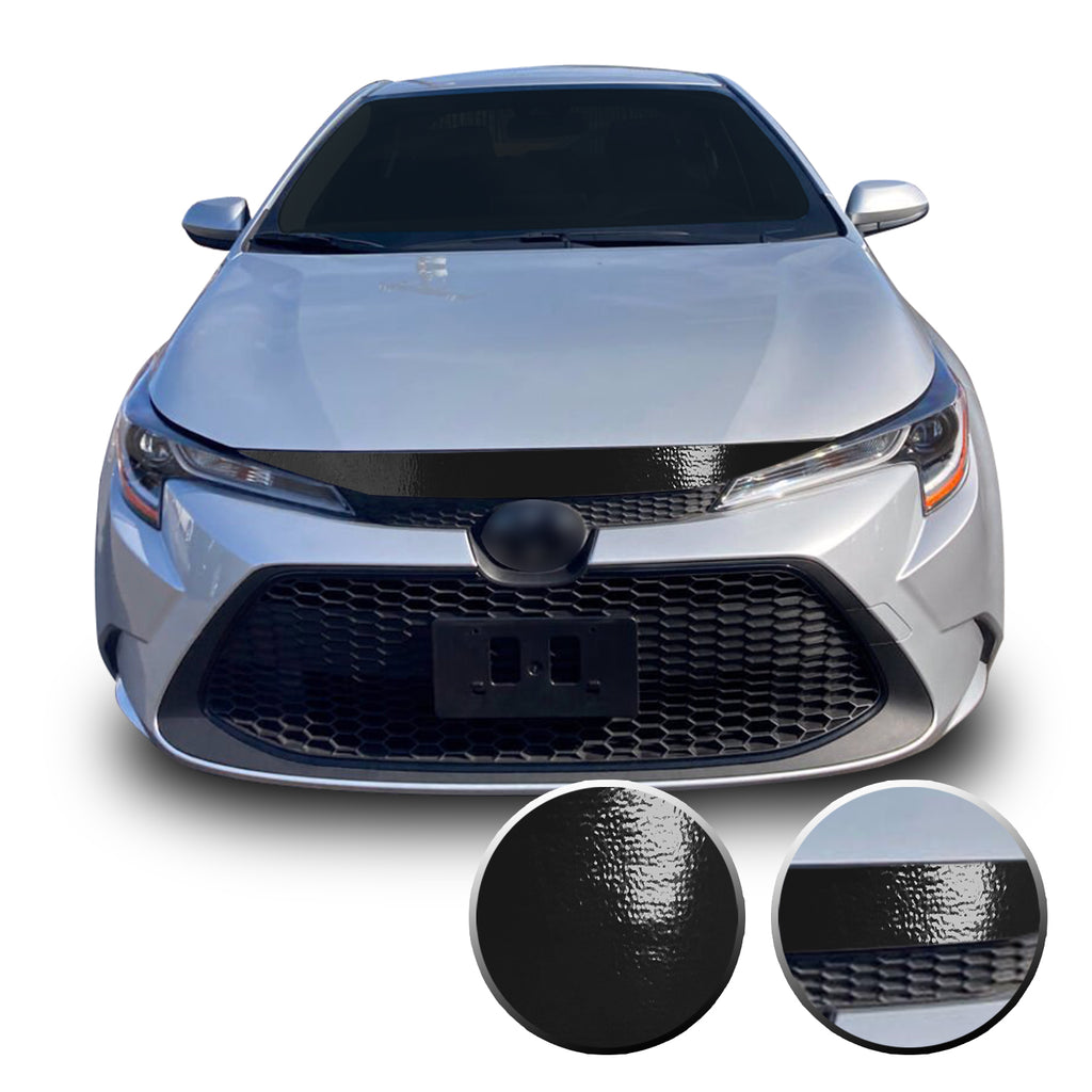 Front Hood Bonnet Lip Overlay Precut Vinyl Trim Compatible with and Fits Corolla Toyota 2020