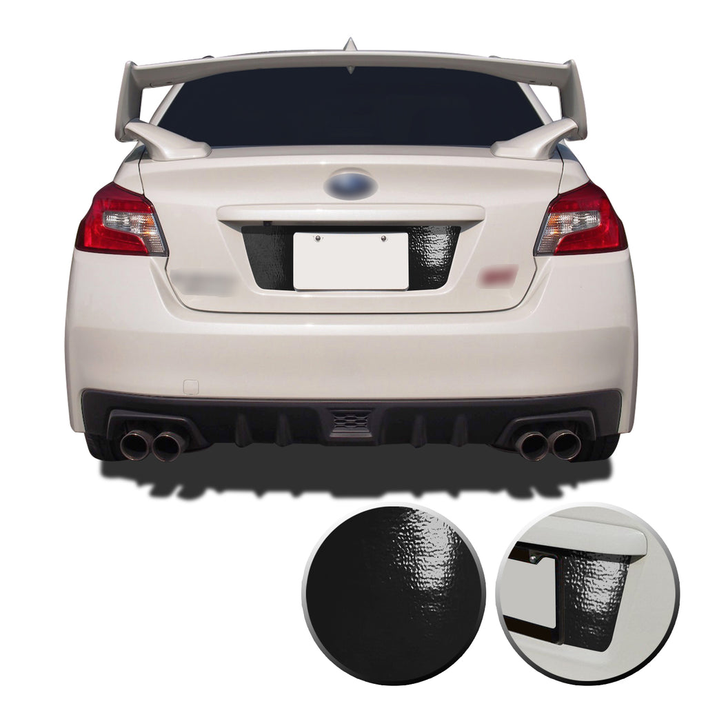 Trunk Rear License Trim Decal Overlay Compatible with and Fits Subaru WRX STi 2015-2020