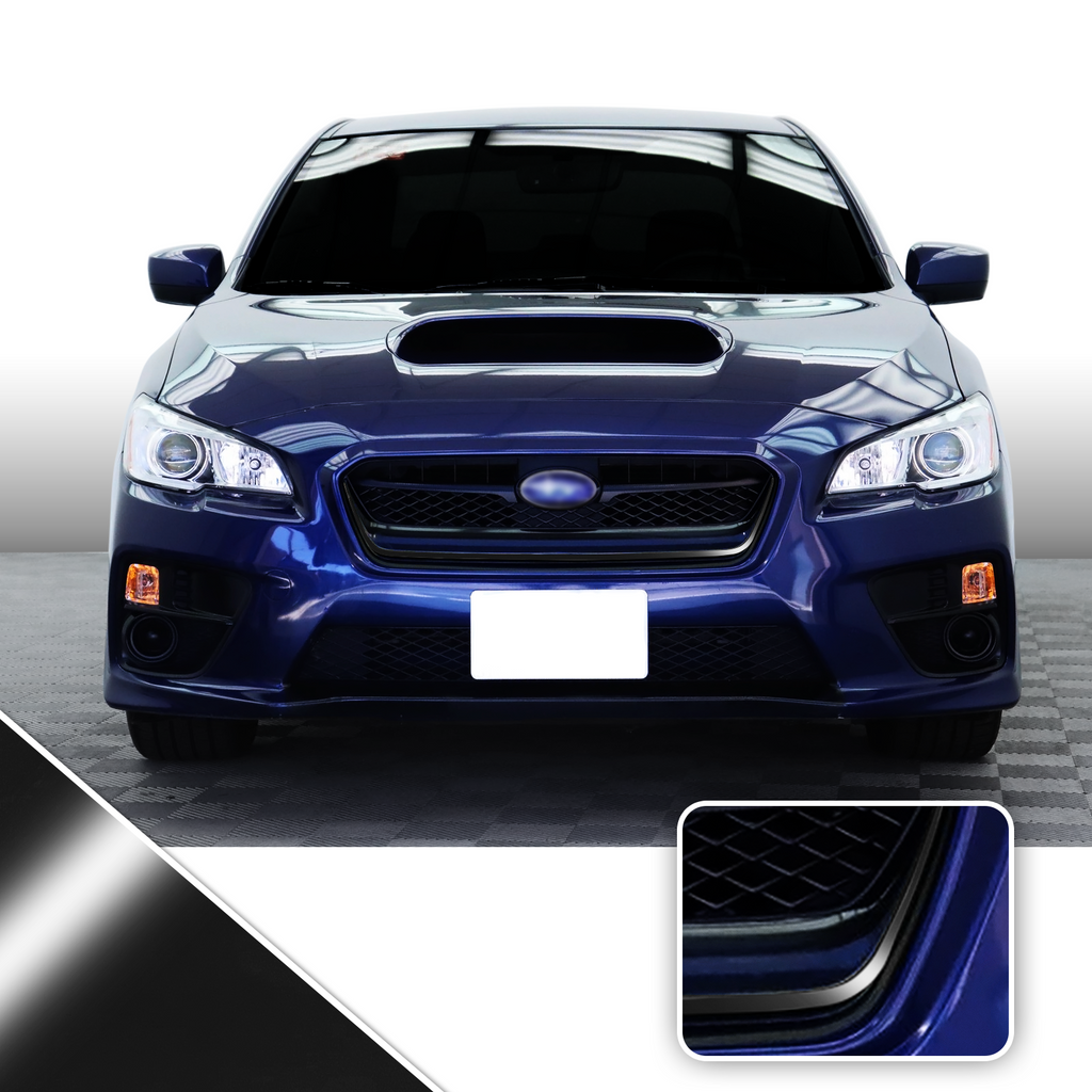 Front Grille Pinstripe Vinyl Decal Overlay Wrap Trim Compatible with and Fits WRX STi 2015-2017