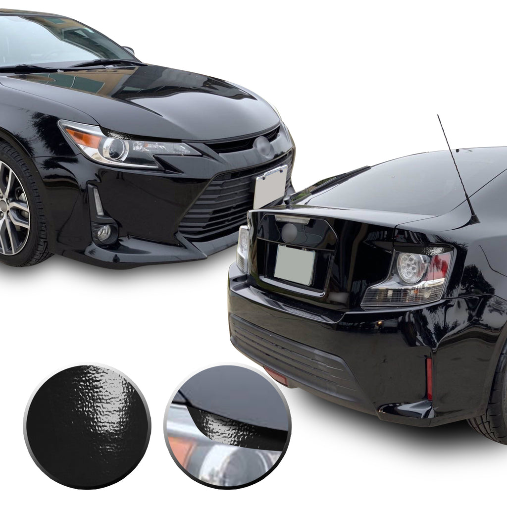 Headlight & Tail Light Eyelid Eyebrow Overlay Vinyl Decal Compatible with Scion tC 2014-2016