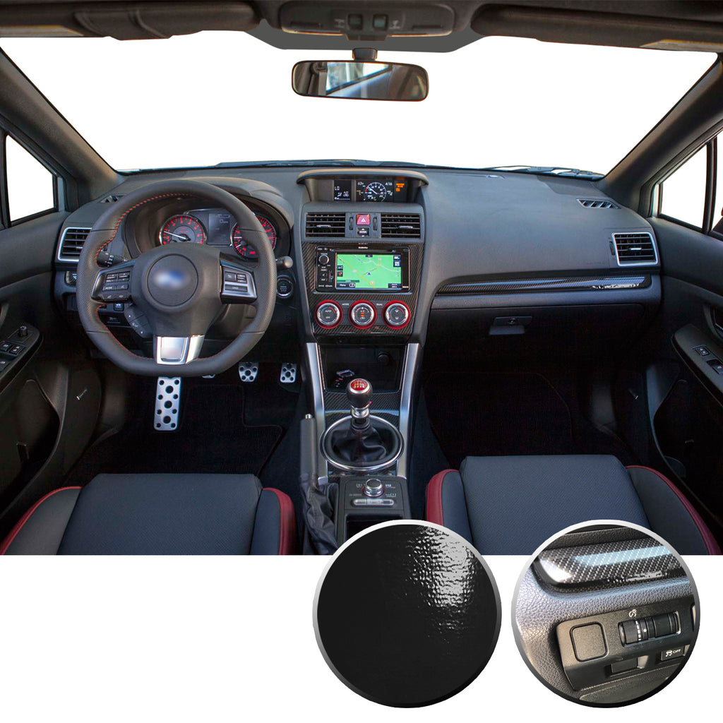 Interior Dash Pinstripe Vinyl Trim Decal Compatible with and Fits WRX STi Subaru 2015-2020