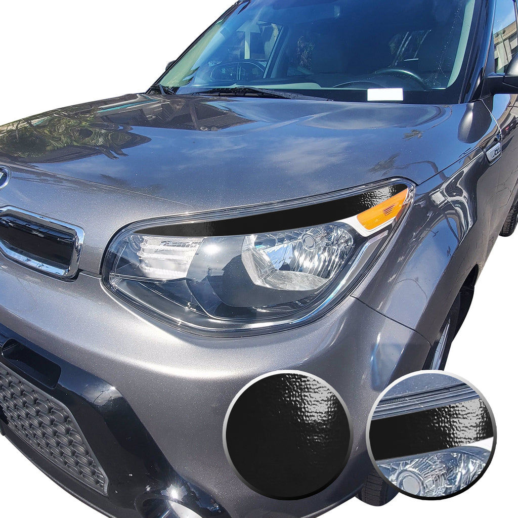 Eyelid Accent Overlay Precut Decal Vinyl Trim Compatible with and Fits Kia Soul 2014 2015 2016