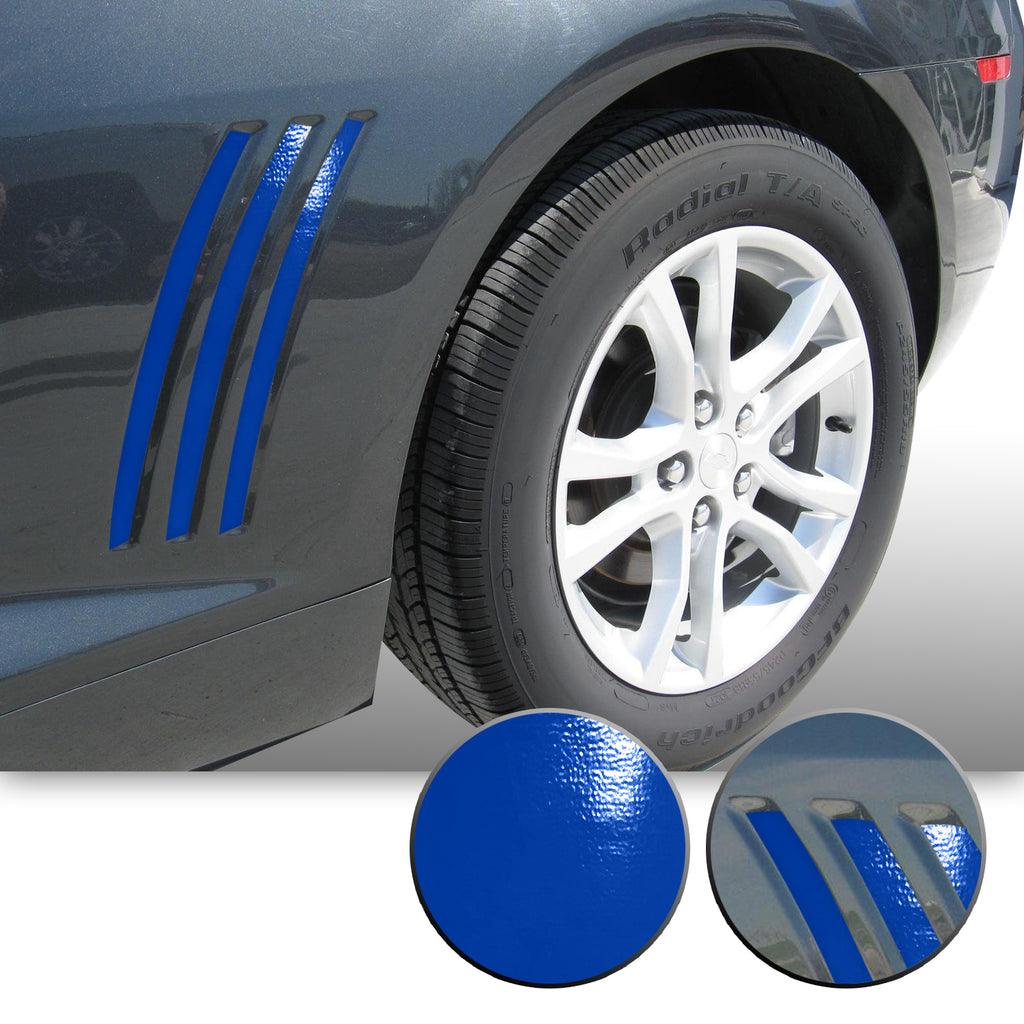 Side Vent Stipe Insert Overlay Vinyl Decal Compatible with and Fits Chevy Camaro 2010-2015
