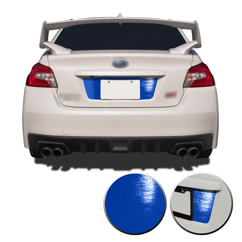Trunk Rear License Trim Decal Overlay Compatible with and Fits Subaru WRX STi 2015-2020