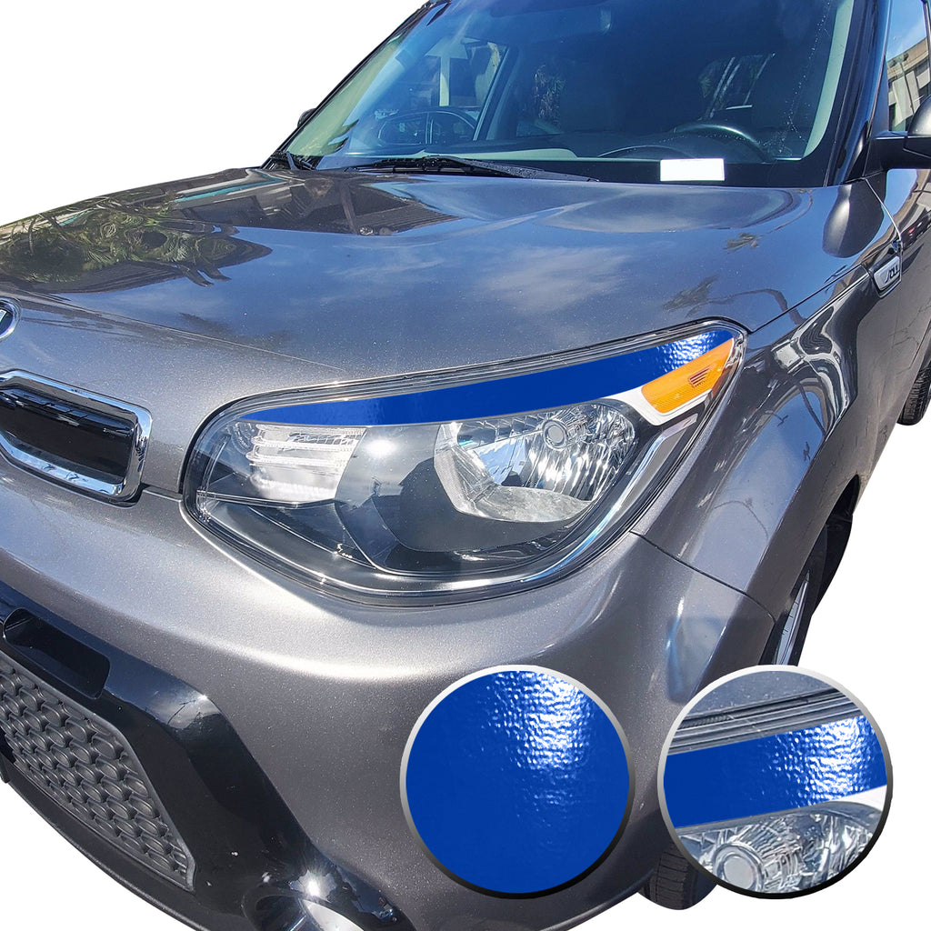 Eyelid Accent Overlay Precut Decal Vinyl Trim Compatible with and Fits Kia Soul 2014 2015 2016