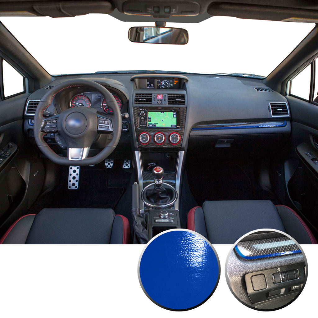 Interior Dash Pinstripe Vinyl Trim Decal Compatible with and Fits WRX STi Subaru 2015-2020