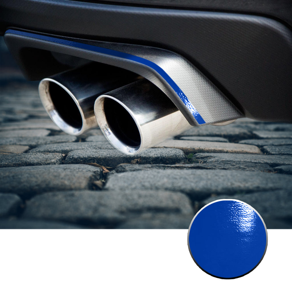 Exhaust Stripe Overlay Trim Decal Compatible With and Fits 2015-2020 Subaru WRX STi